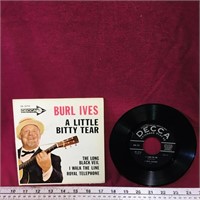 Burl Ives 45-RPM Record (Vintage)