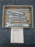 Wrenches 13/16" - 3/8"