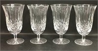 4 Waterford Lismore Crystal Ice Tea Glasses