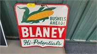 Blaney Corn Sign Tin