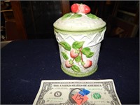 Strawberry Ceramic Container