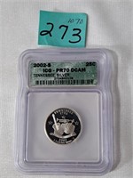 2002-S icg 25c Tennessee silver