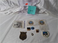 1980 Olympic Charms, Belt Buckles, Pins and One