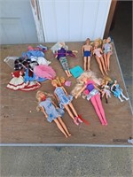 Tray of Barbie Doll and Accessories
