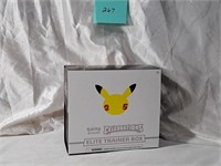 opened pokemon celebrations elite trainer box