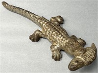 Antique Cast Iron Alligator & Fish Bottle Opener