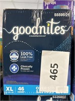 Goodnites XL  46 ct