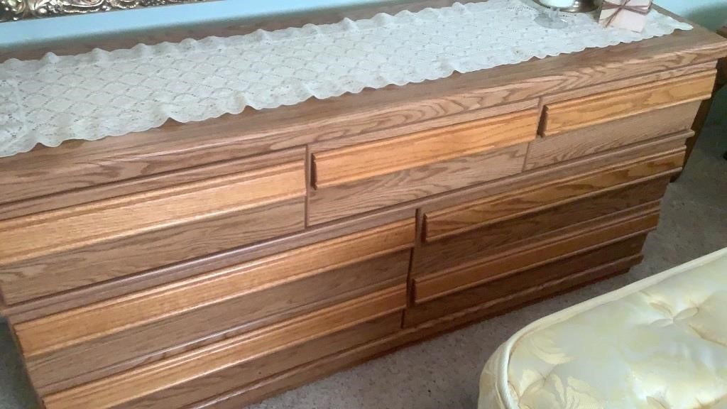 7 Drawer Dresser In Spare Room w/ Contents