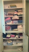 All Towels & Linens In End Hall Closet
