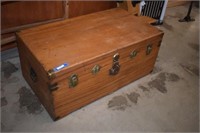 Antique Hand Crafted Chest w/ Hand Cut Dovetailed
