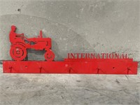 INTERNATIONAL Tractor Metal Cut Out Sign With