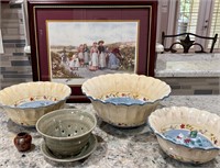 "Berry Pickers" & Bowl