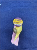 Vintage Richmond Musketeers football pin ribbon