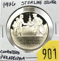1976 Sterling 1/2 oz. token