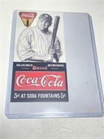 Babe Ruth Coa Cola Baseball Card