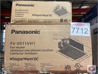 (2 pcs) assorted Panasonic fan heater and