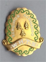 14k Waterbury Hospital pin