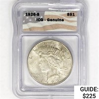 1926-S Silver Peace Dollar ICG