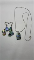 Dragonfly Necklace and Earring Lot