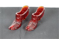 Two Red Glass Slippers