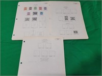 (3)  Germany Stamp Sheets (mostly empty)
