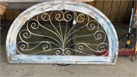 Wood and Metal Transom