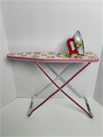 VTG HOLLY HOBBY CHILDS METAL IRON & IRONING BOARD