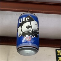 Vintage Inflatable Lite Ice Beer Can 25"