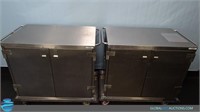 Metro Lotn of 2 Stainless Steele Surgical Tool Car
