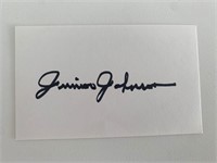 Indy Car Racer Jimmie Johnson  signature