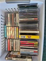 Lot of CDS and Cassette Tapes