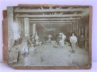 1890's Albumen Photograph Spencer IN Blacksmith