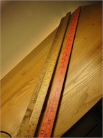 3 Vintage Yardsticks & Ruler Some Advertising