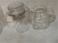 Vintage juice pitcher, Lucite pitcher