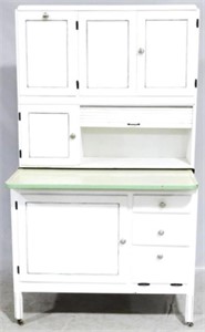 Vintage Painted Hoosier Cabinet 71x41x28
