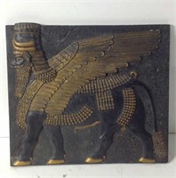 Assyrian Winged Bull Khorsabad Palace Replica U8C