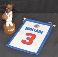 Ben Wallace Bobble Head and Pennant