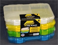 4pc Set Plano Stowaway Plastic Organizer Boxes