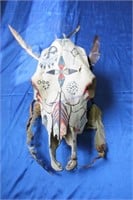 Native American Painted Horse Skull