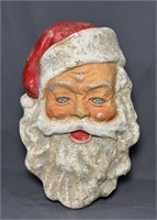 Old Paper Machete Santa Clause Head
