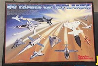 50 Years of X-Planes Small Poster