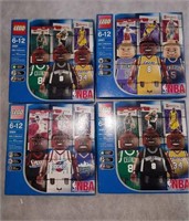 Lego NBA collectors, new in boxes 4 boxes in lot