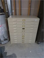 Flat Drawer Storage Cabinet