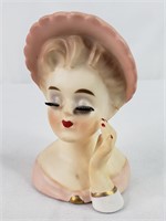 Inarco Lady Head Vase 1963