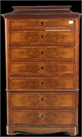 19th CENTURY DANISH EMPIRE HIGHBOY