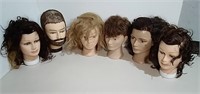 Six Mannequin Heads