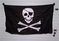 Skull & Crossbones Flag 58x34"