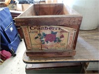 Wood Crate- Cranberries