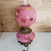 lovely pink "gone with the wind" lamp