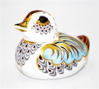 Royal Crown Derby duckling paperweight